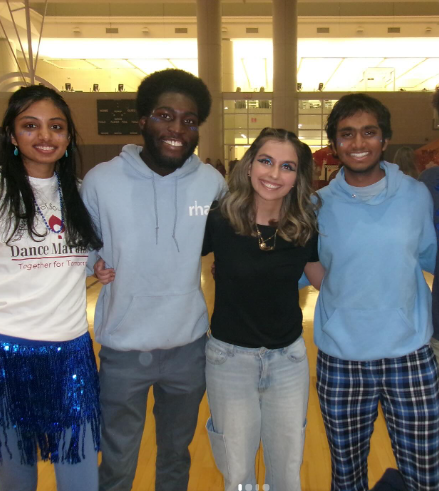 AED Dance Marathon team members together at the event