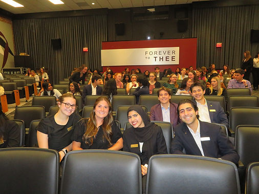 AED members at a chapter induction ceremony