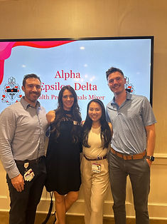 AED members at the Health Professionals Mixer