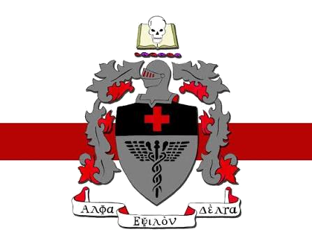 Alpha Epsilon Delta crest